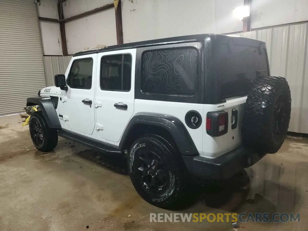 2 Photograph of a damaged car 1C4HJXDN2LW170053 JEEP WRANGLER 2020