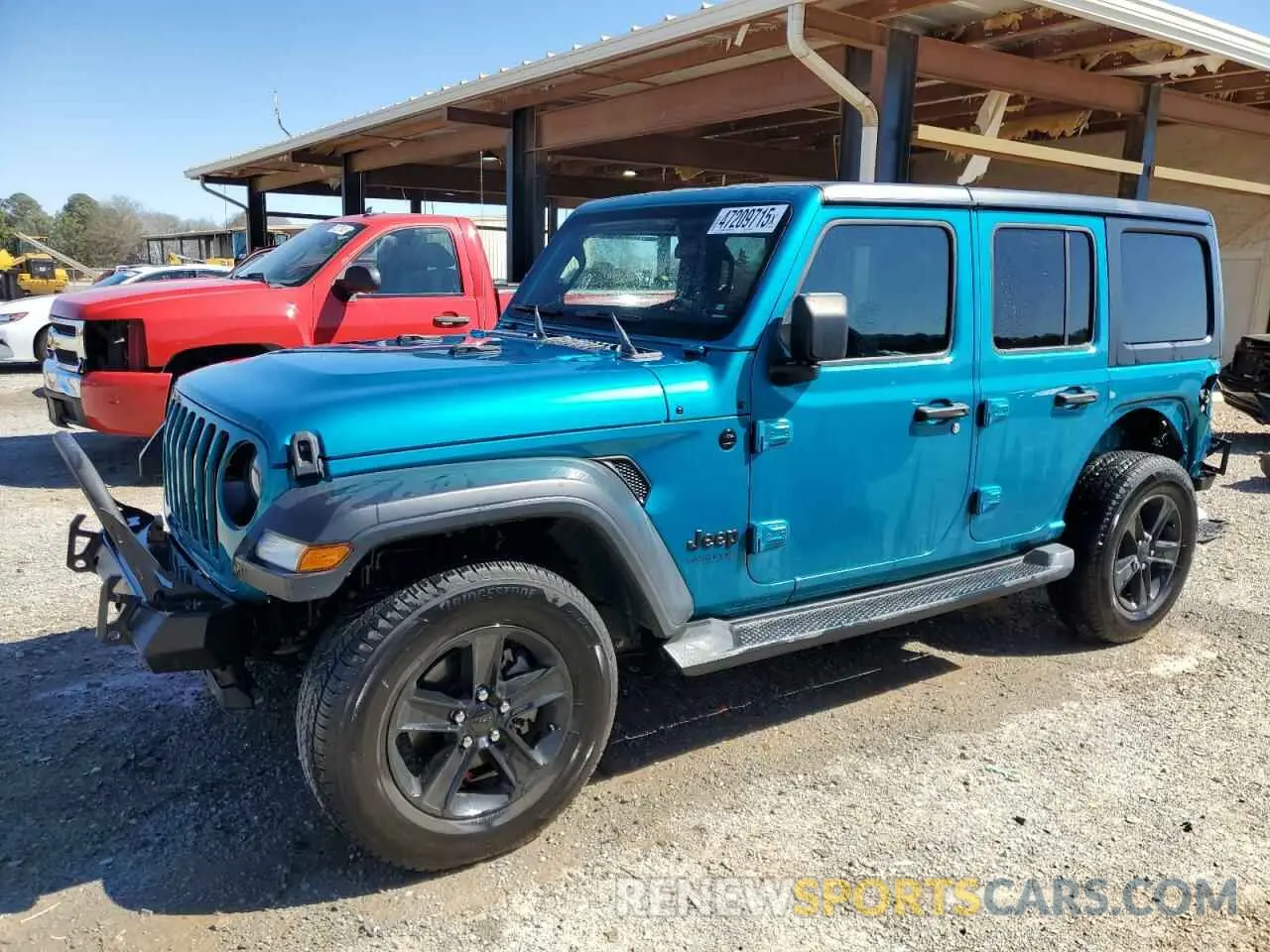 1 Photograph of a damaged car 1C4HJXDN2LW335759 JEEP WRANGLER 2020