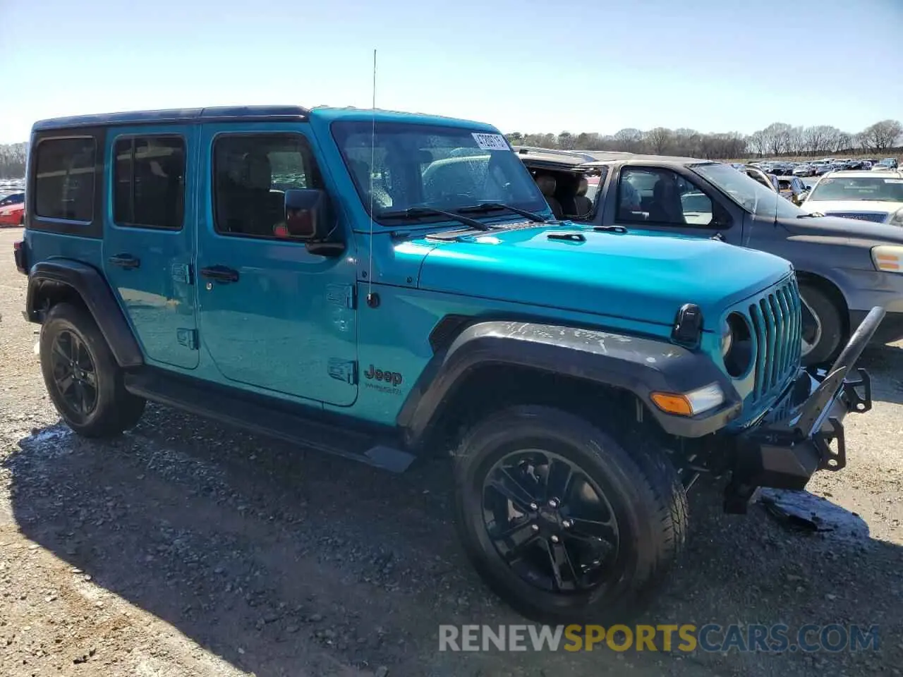 4 Photograph of a damaged car 1C4HJXDN2LW335759 JEEP WRANGLER 2020