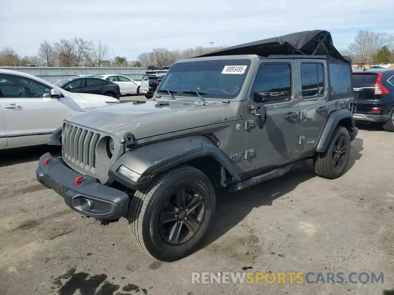 1 Photograph of a damaged car 1C4HJXDN3LW138857 JEEP WRANGLER 2020