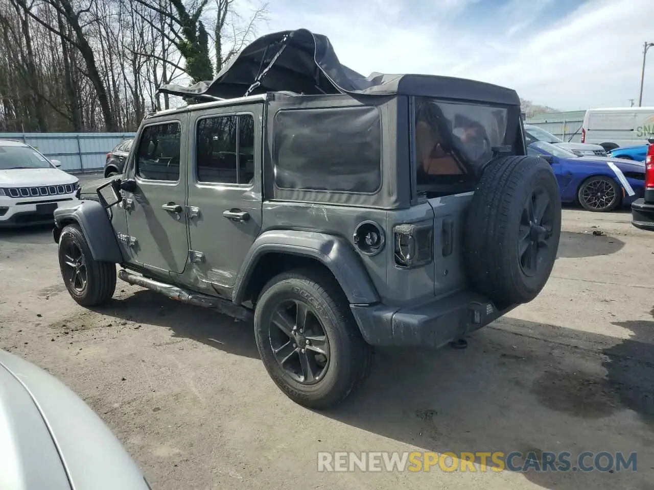 2 Photograph of a damaged car 1C4HJXDN3LW138857 JEEP WRANGLER 2020