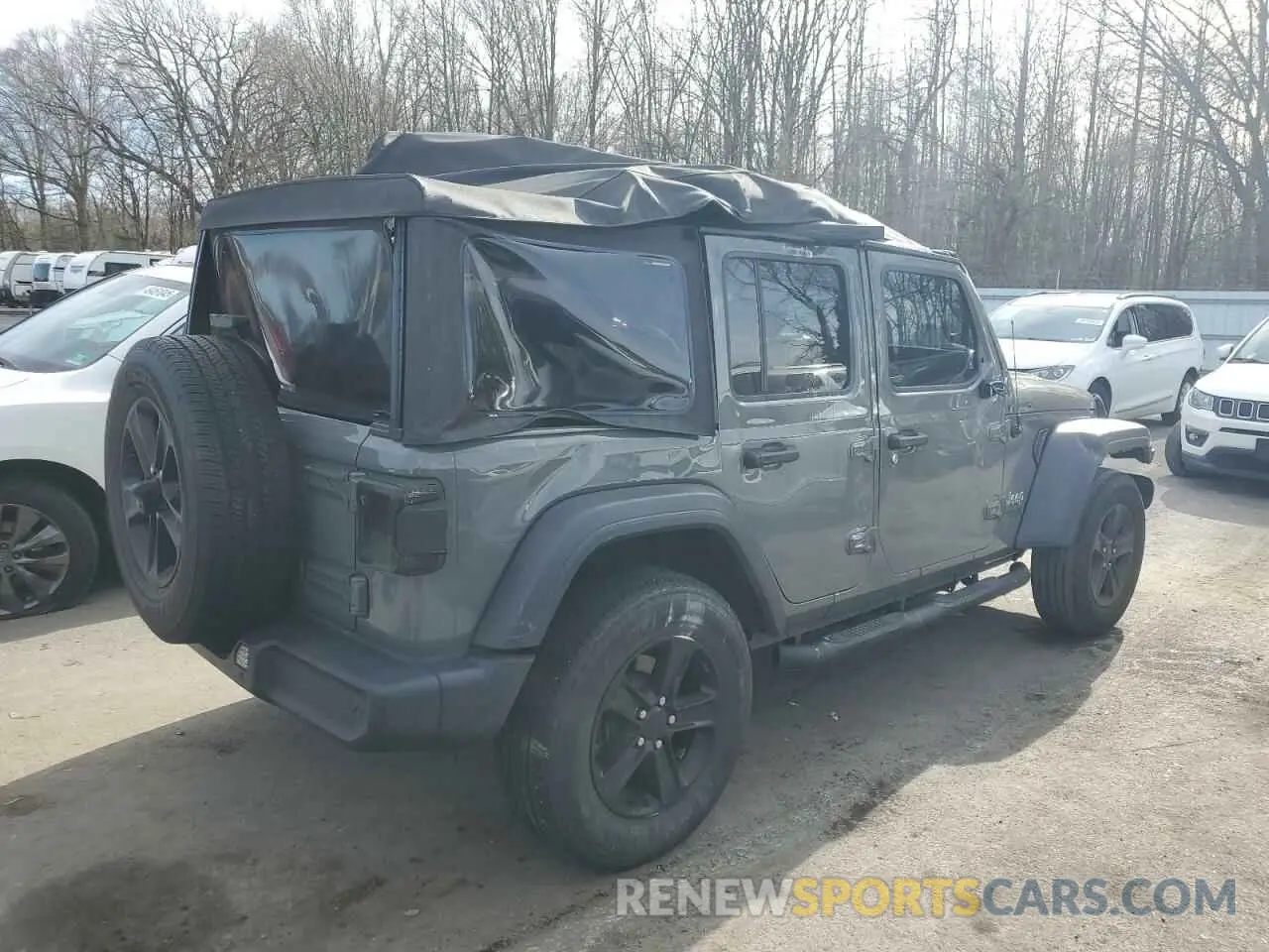 3 Photograph of a damaged car 1C4HJXDN3LW138857 JEEP WRANGLER 2020