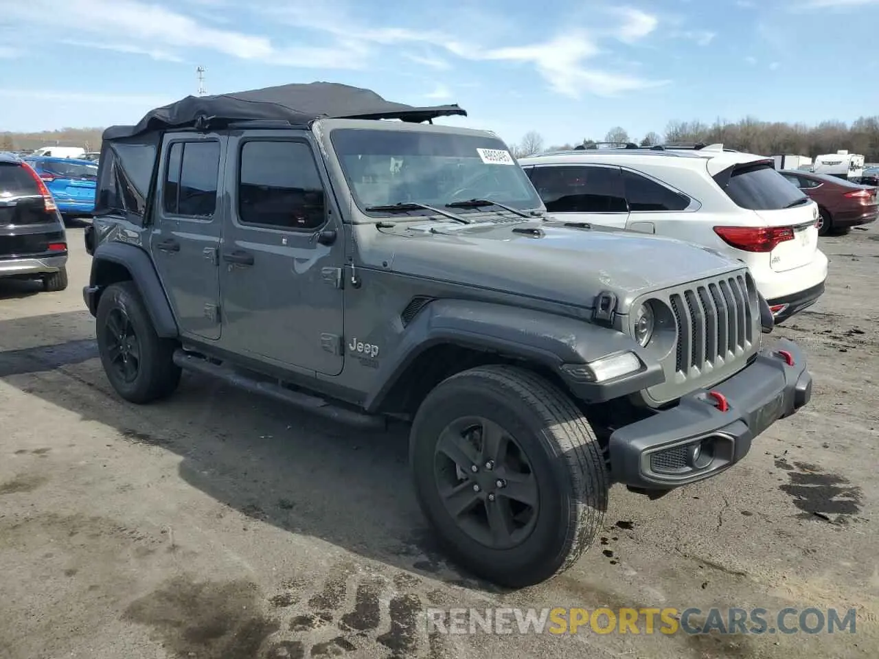 4 Photograph of a damaged car 1C4HJXDN3LW138857 JEEP WRANGLER 2020