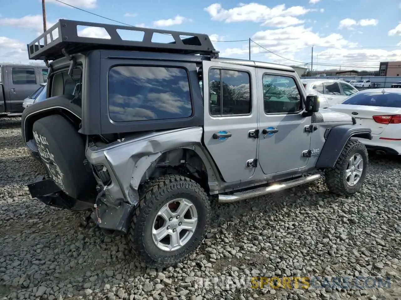 3 Photograph of a damaged car 1C4HJXDN3LW162401 JEEP WRANGLER 2020