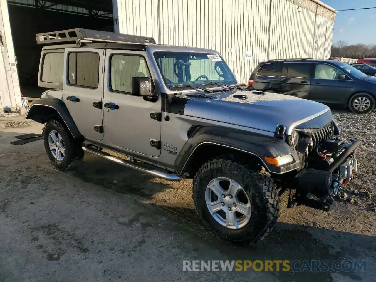 4 Photograph of a damaged car 1C4HJXDN3LW162401 JEEP WRANGLER 2020