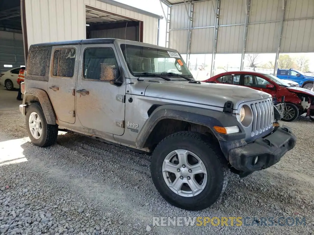4 Photograph of a damaged car 1C4HJXDN3LW181580 JEEP WRANGLER 2020