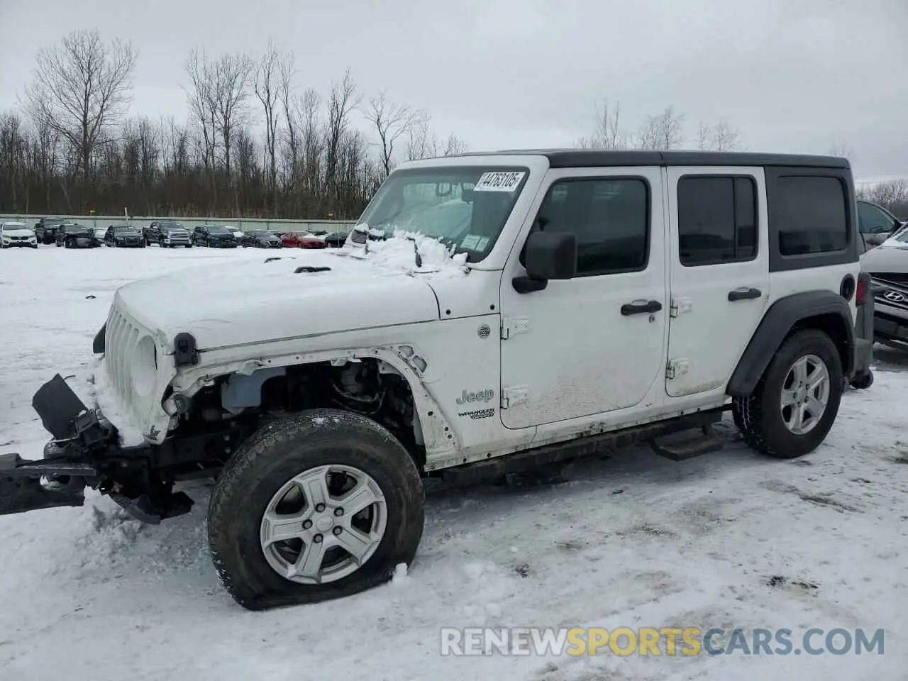 1 Photograph of a damaged car 1C4HJXDN3LW226422 JEEP WRANGLER 2020