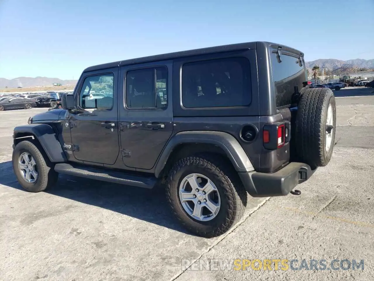 2 Photograph of a damaged car 1C4HJXDN3LW258996 JEEP WRANGLER 2020