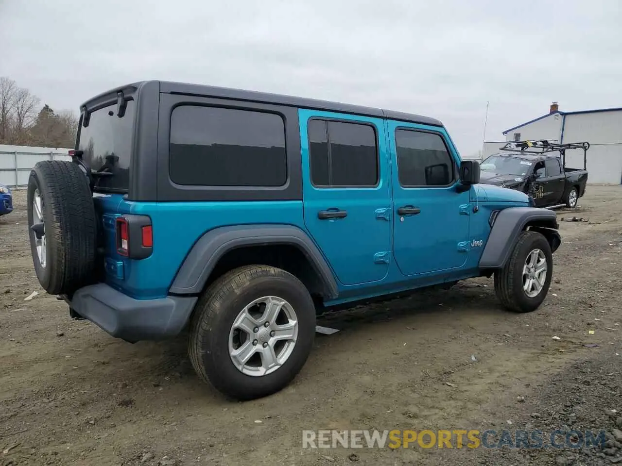 3 Photograph of a damaged car 1C4HJXDN4LW123686 JEEP WRANGLER 2020