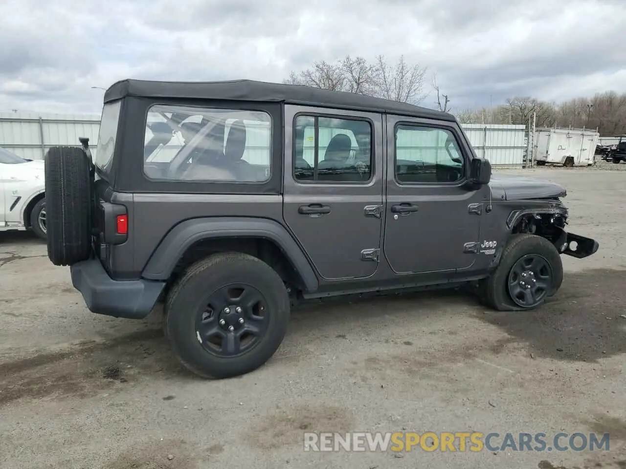 3 Photograph of a damaged car 1C4HJXDN5LW128315 JEEP WRANGLER 2020
