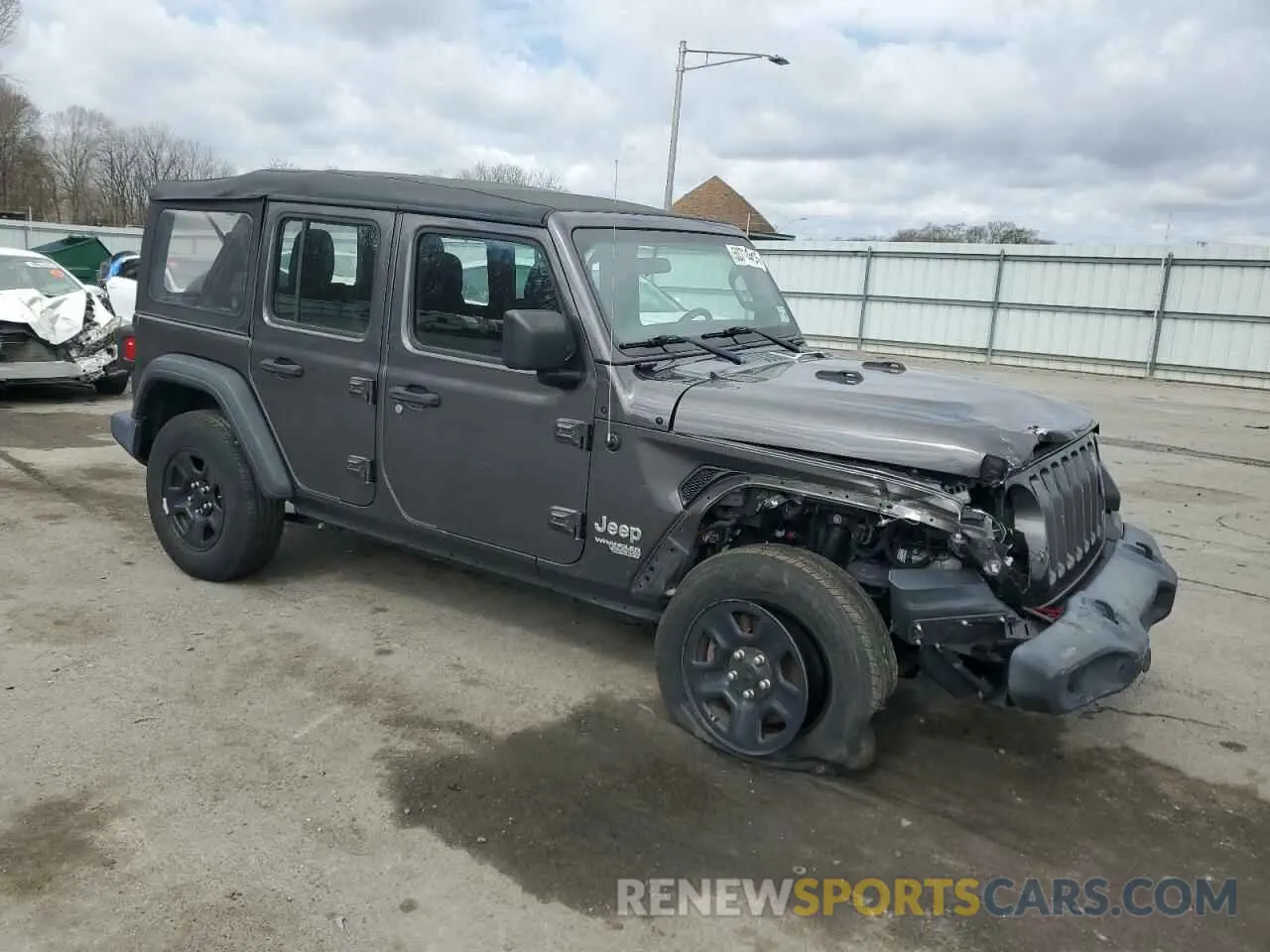 4 Photograph of a damaged car 1C4HJXDN5LW128315 JEEP WRANGLER 2020