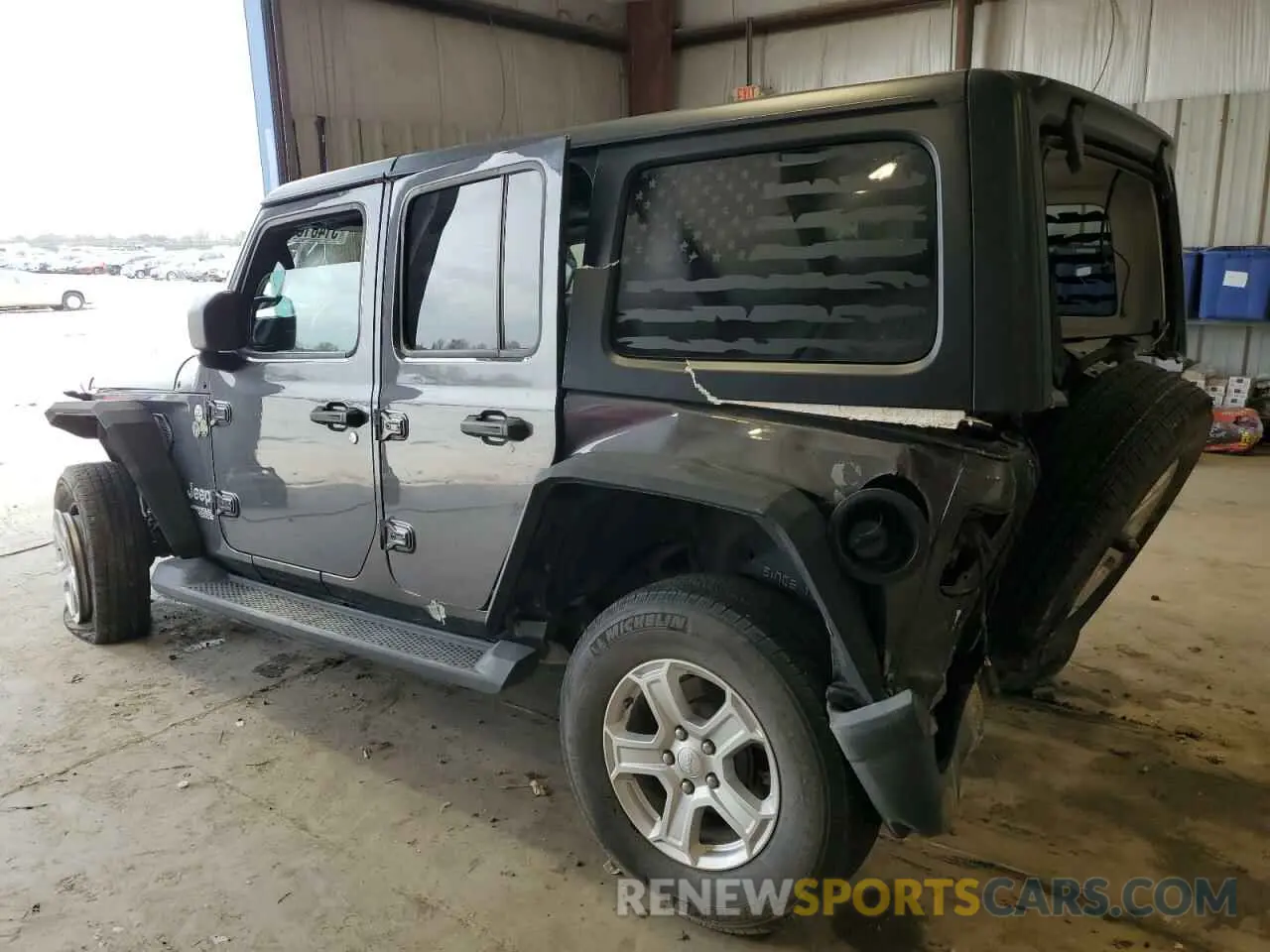 2 Photograph of a damaged car 1C4HJXDN5LW269143 JEEP WRANGLER 2020