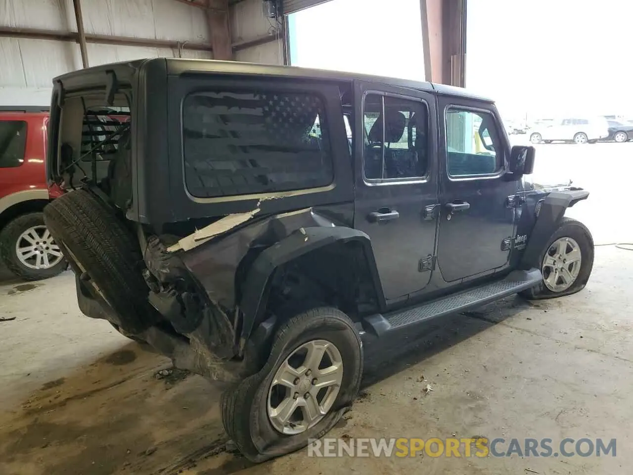 3 Photograph of a damaged car 1C4HJXDN5LW269143 JEEP WRANGLER 2020