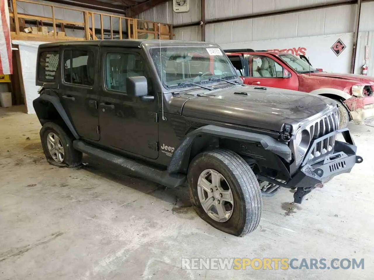 4 Photograph of a damaged car 1C4HJXDN5LW269143 JEEP WRANGLER 2020