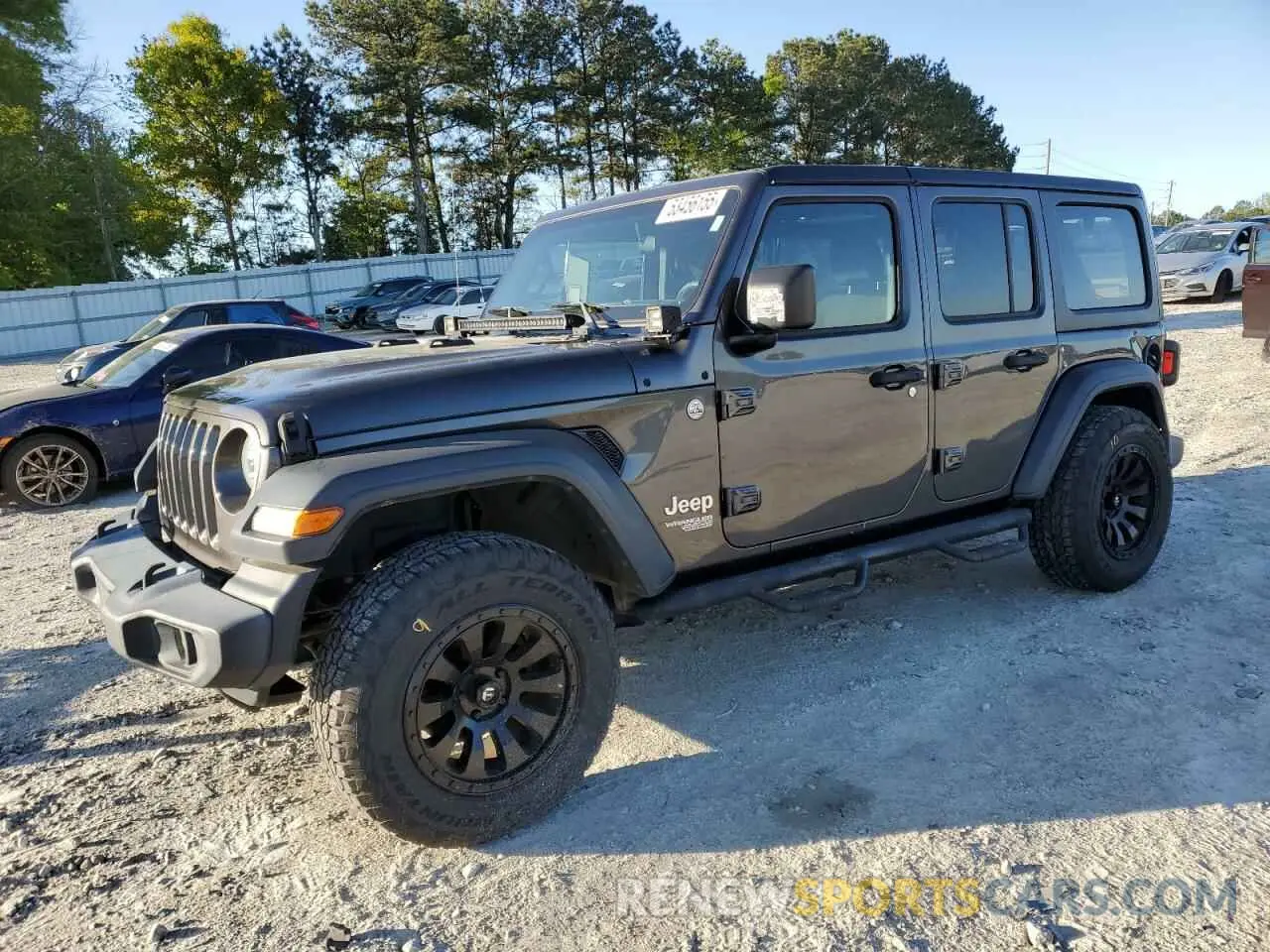 1 Photograph of a damaged car 1C4HJXDN6LW138707 JEEP WRANGLER 2020