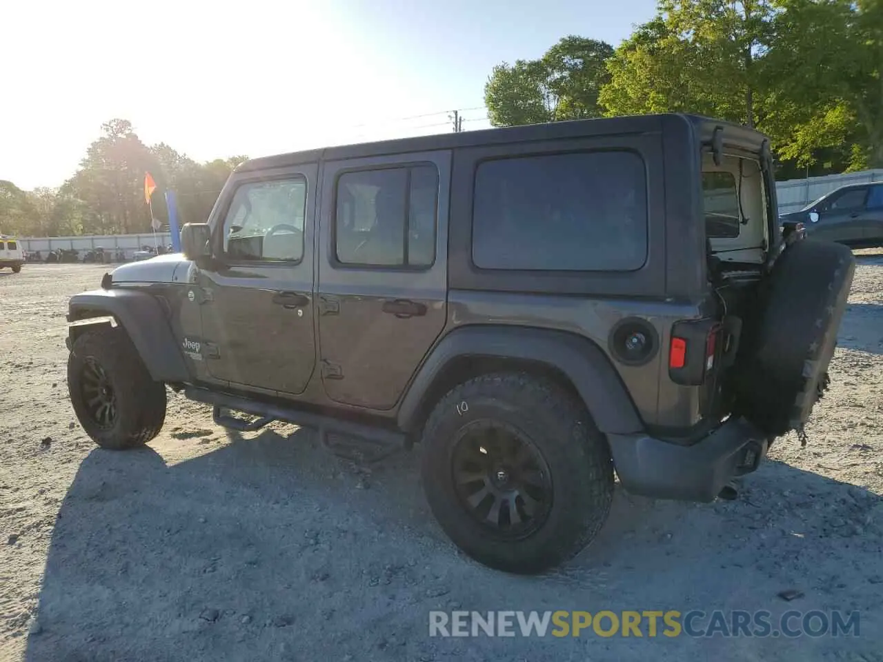 2 Photograph of a damaged car 1C4HJXDN6LW138707 JEEP WRANGLER 2020