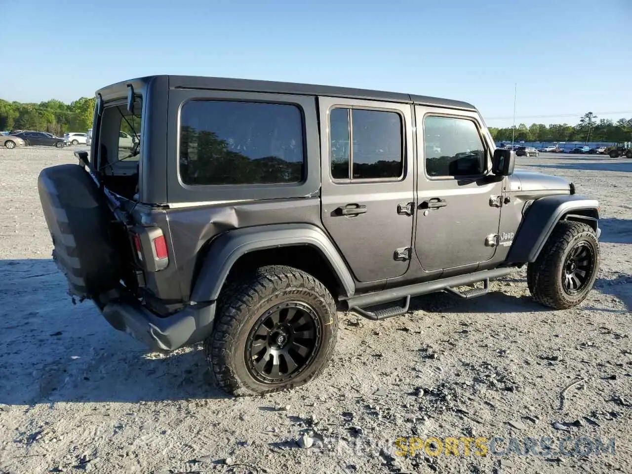3 Photograph of a damaged car 1C4HJXDN6LW138707 JEEP WRANGLER 2020