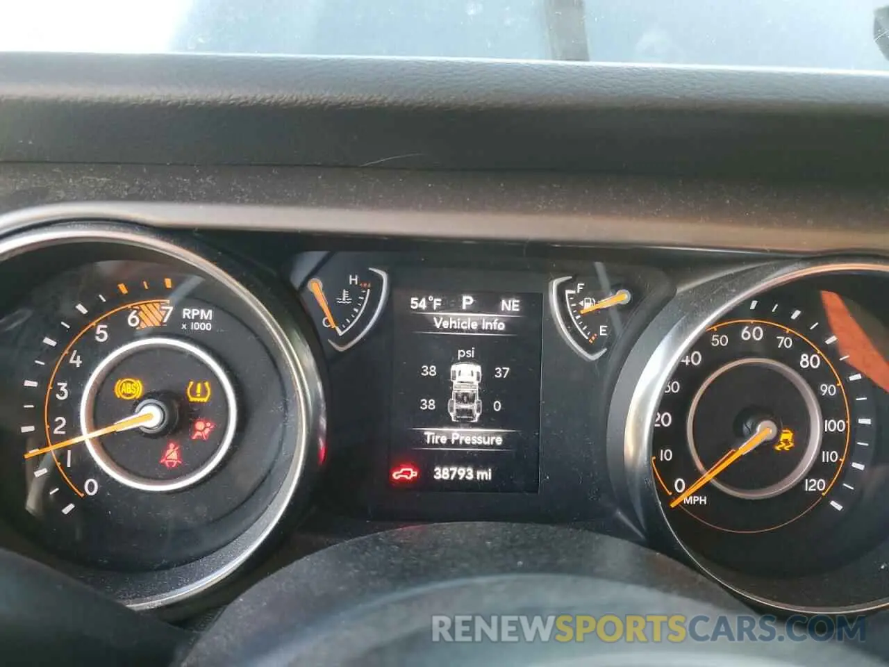 9 Photograph of a damaged car 1C4HJXDN6LW138707 JEEP WRANGLER 2020