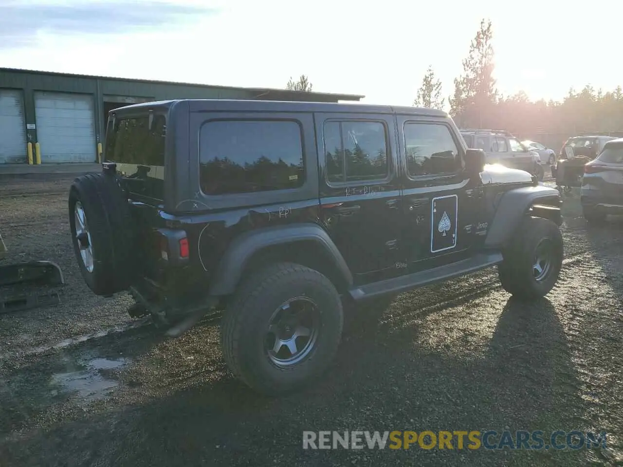 3 Photograph of a damaged car 1C4HJXDN6LW213518 JEEP WRANGLER 2020
