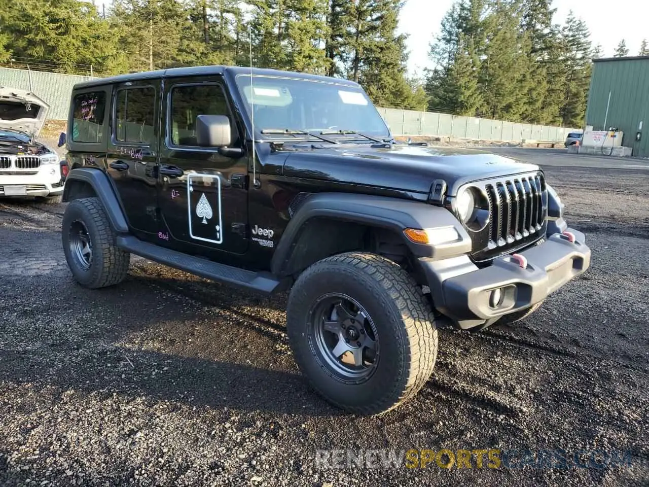 4 Photograph of a damaged car 1C4HJXDN6LW213518 JEEP WRANGLER 2020