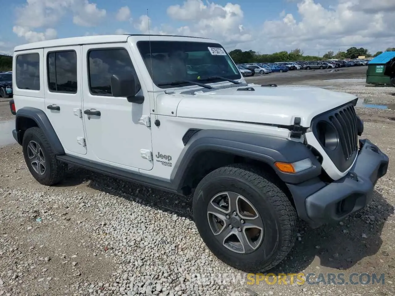 4 Photograph of a damaged car 1C4HJXDN6LW265960 JEEP WRANGLER 2020