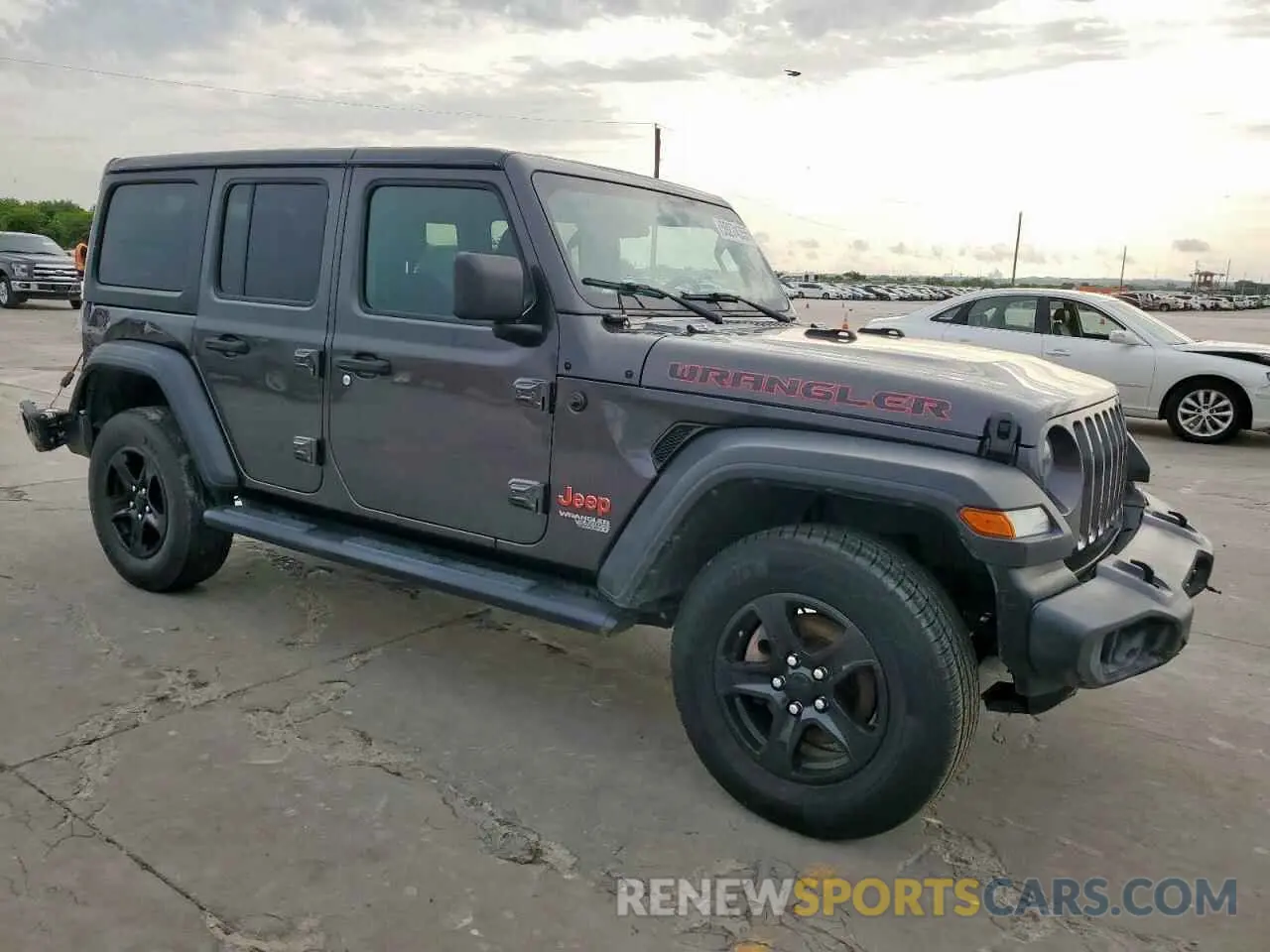 4 Photograph of a damaged car 1C4HJXDN7LW111094 JEEP WRANGLER 2020