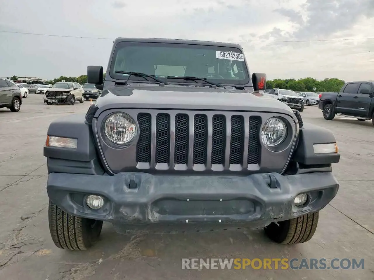 5 Photograph of a damaged car 1C4HJXDN7LW111094 JEEP WRANGLER 2020
