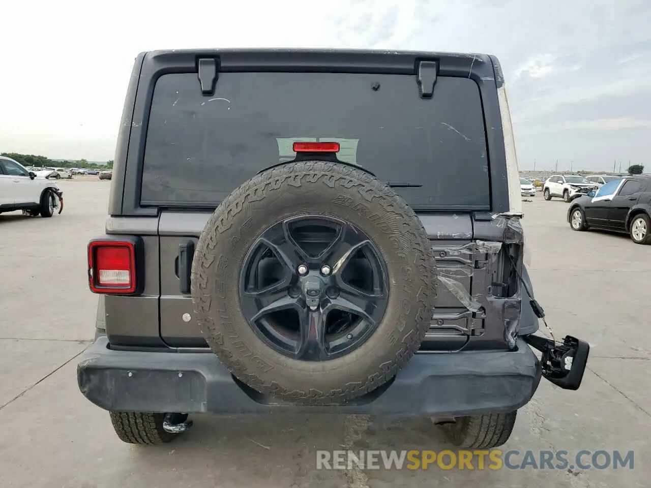 6 Photograph of a damaged car 1C4HJXDN7LW111094 JEEP WRANGLER 2020
