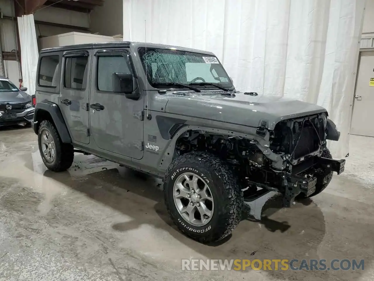 4 Photograph of a damaged car 1C4HJXDN7LW245474 JEEP WRANGLER 2020