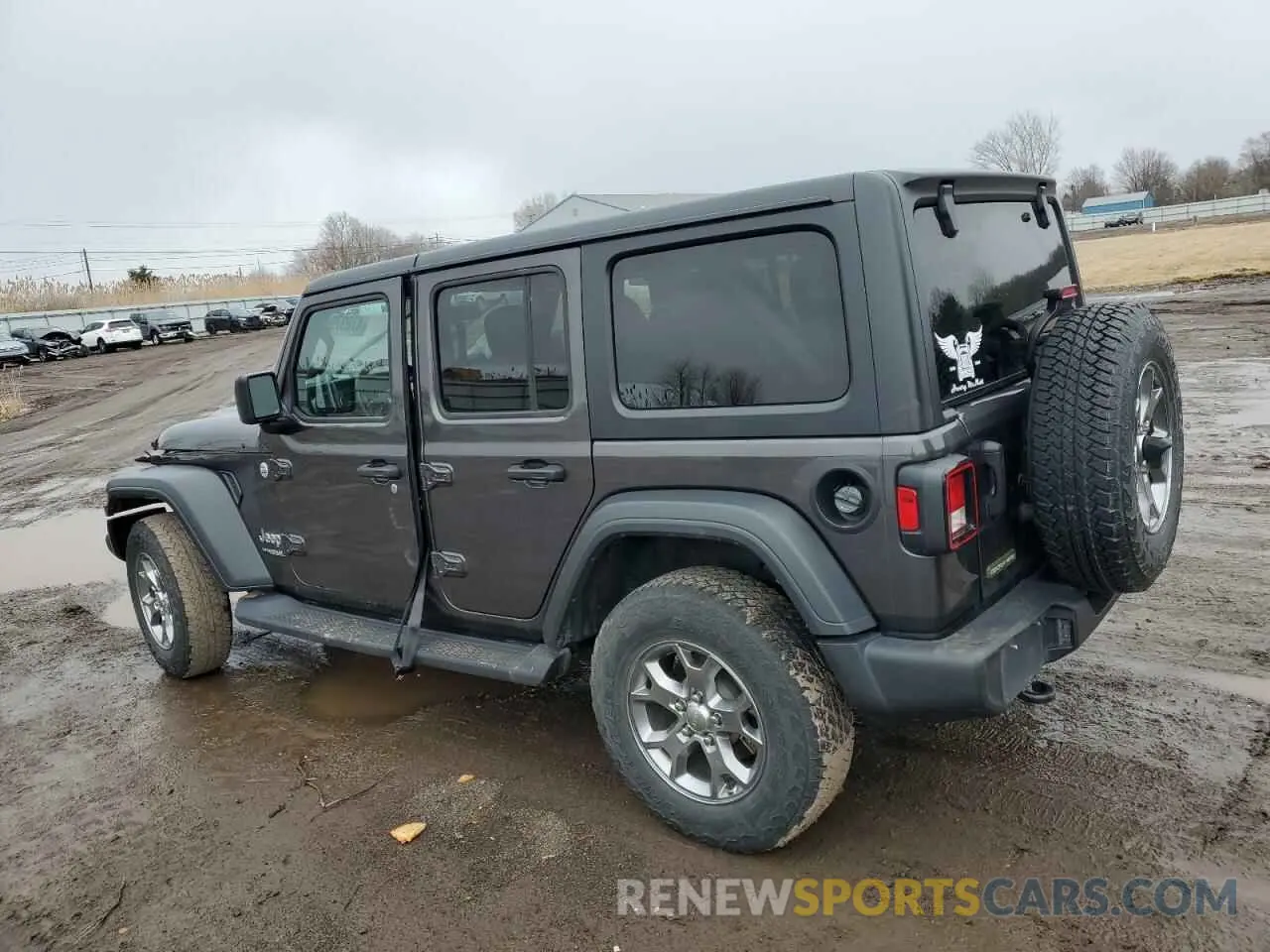 2 Photograph of a damaged car 1C4HJXDN7LW286915 JEEP WRANGLER 2020