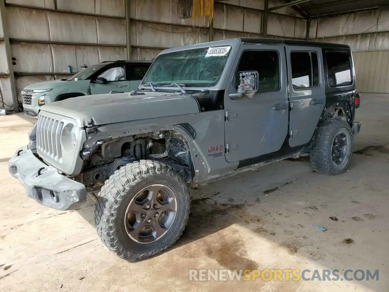1 Photograph of a damaged car 1C4HJXDN8LW268911 JEEP WRANGLER 2020
