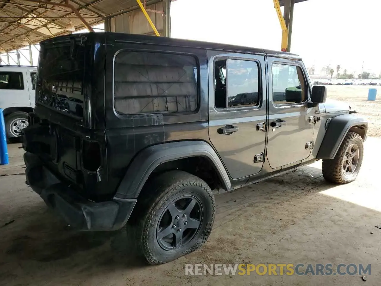 3 Photograph of a damaged car 1C4HJXDN8LW268911 JEEP WRANGLER 2020