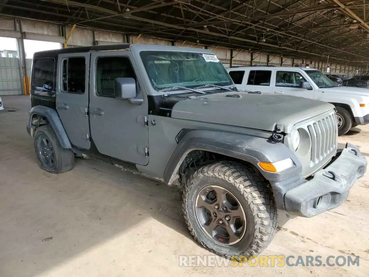 4 Photograph of a damaged car 1C4HJXDN8LW268911 JEEP WRANGLER 2020