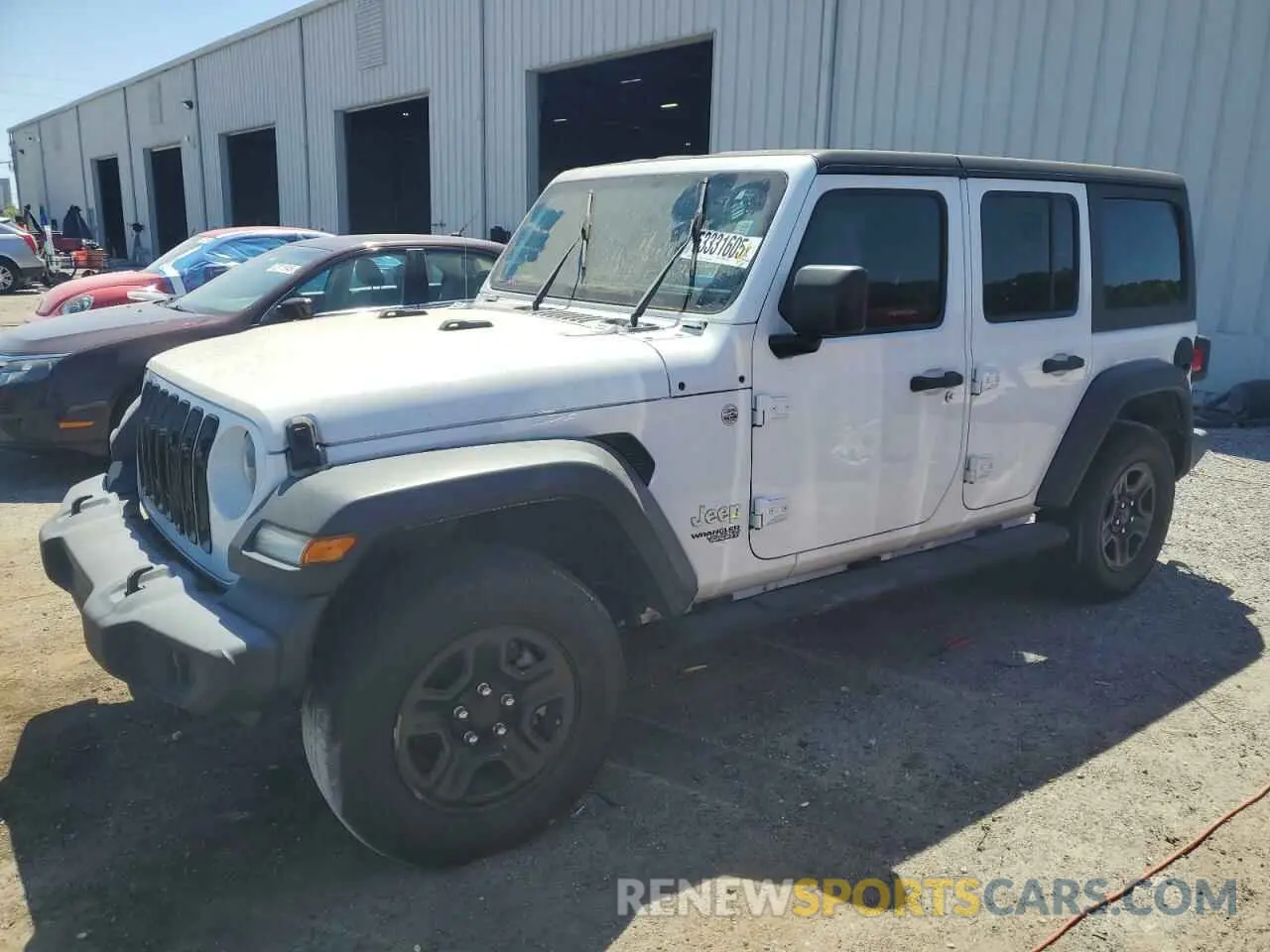 1 Photograph of a damaged car 1C4HJXDN9LW143514 JEEP WRANGLER 2020