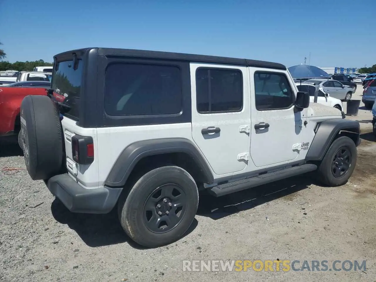 3 Photograph of a damaged car 1C4HJXDN9LW143514 JEEP WRANGLER 2020