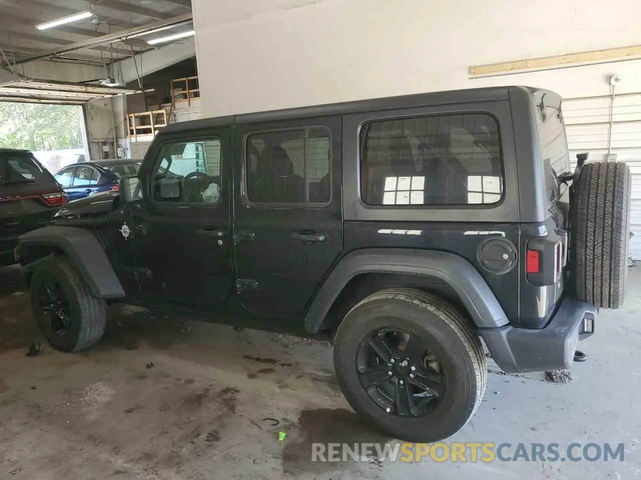 2 Photograph of a damaged car 1C4HJXDN9LW154318 JEEP WRANGLER 2020