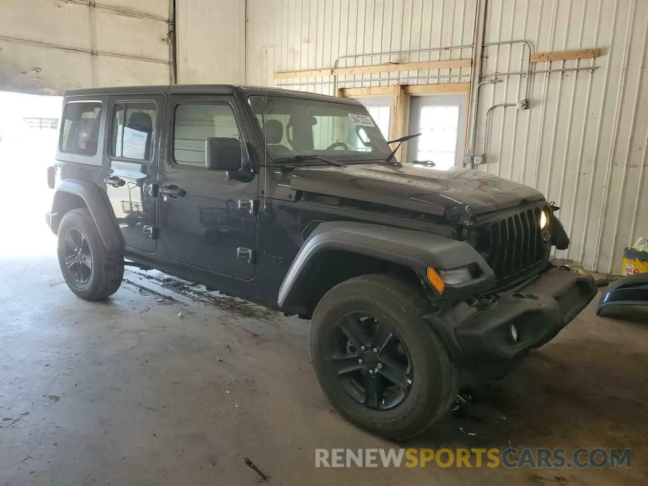 4 Photograph of a damaged car 1C4HJXDN9LW154318 JEEP WRANGLER 2020