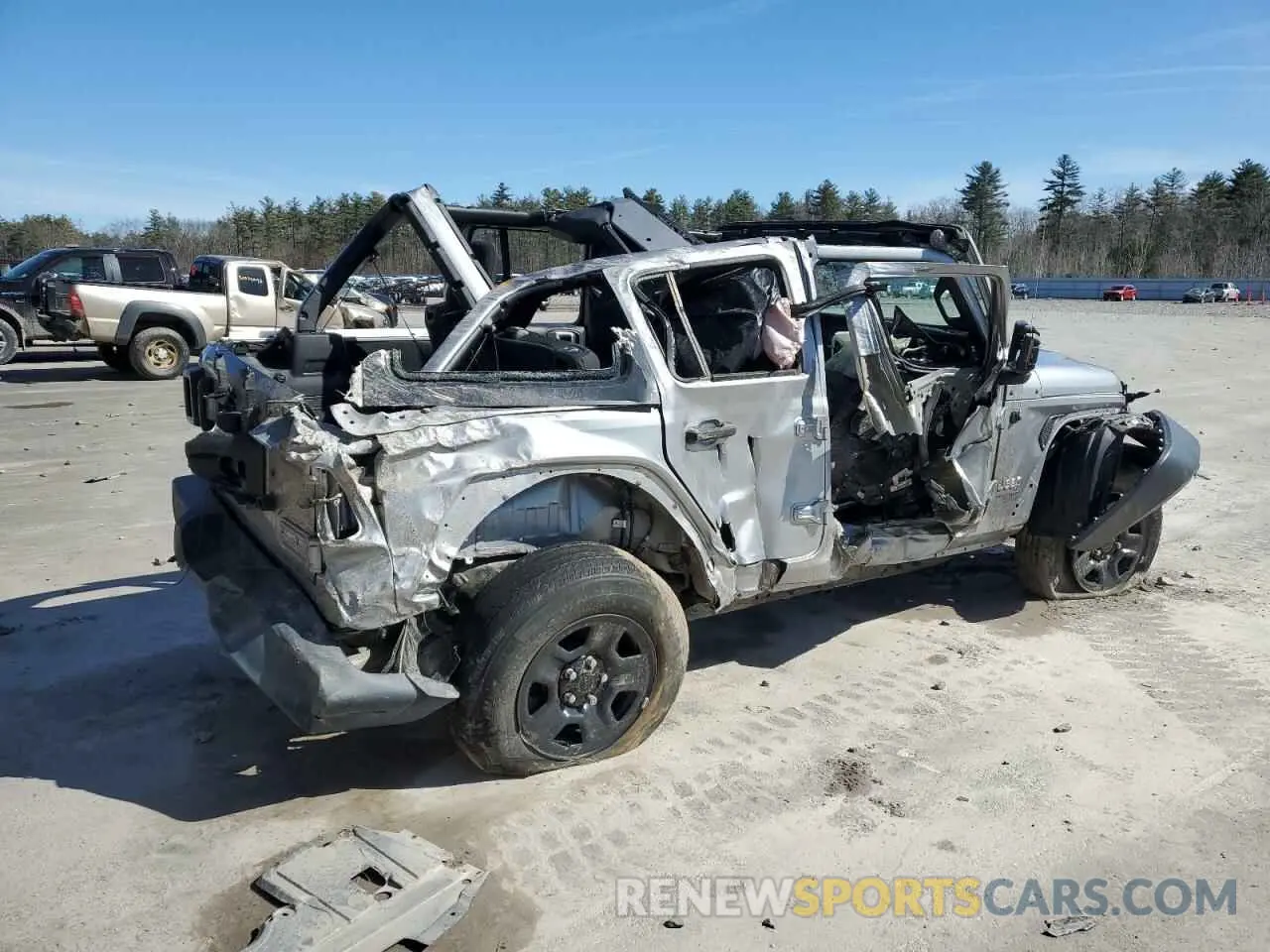 3 Photograph of a damaged car 1C4HJXDN9LW155470 JEEP WRANGLER 2020