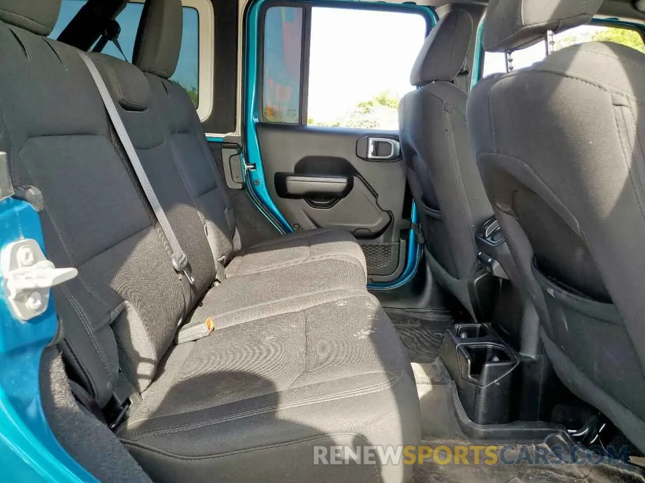 10 Photograph of a damaged car 1C4HJXDN9LW212590 JEEP WRANGLER 2020