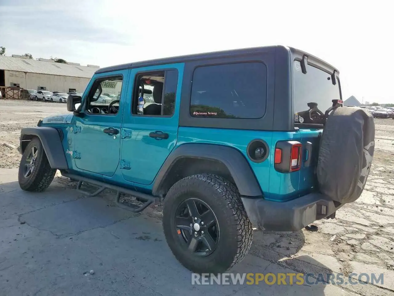 2 Photograph of a damaged car 1C4HJXDN9LW212590 JEEP WRANGLER 2020