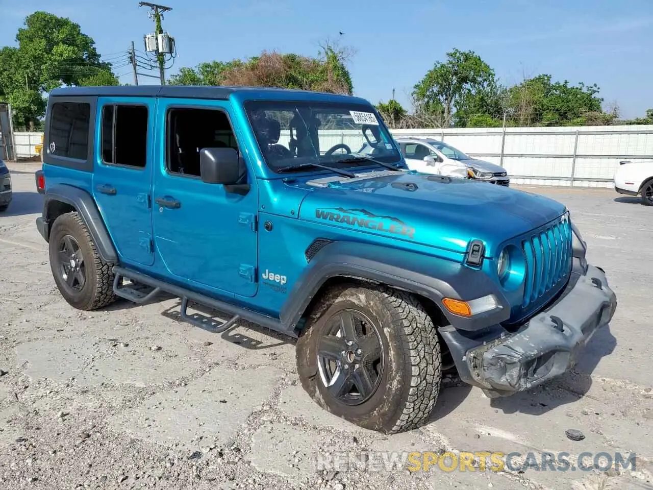 4 Photograph of a damaged car 1C4HJXDN9LW212590 JEEP WRANGLER 2020
