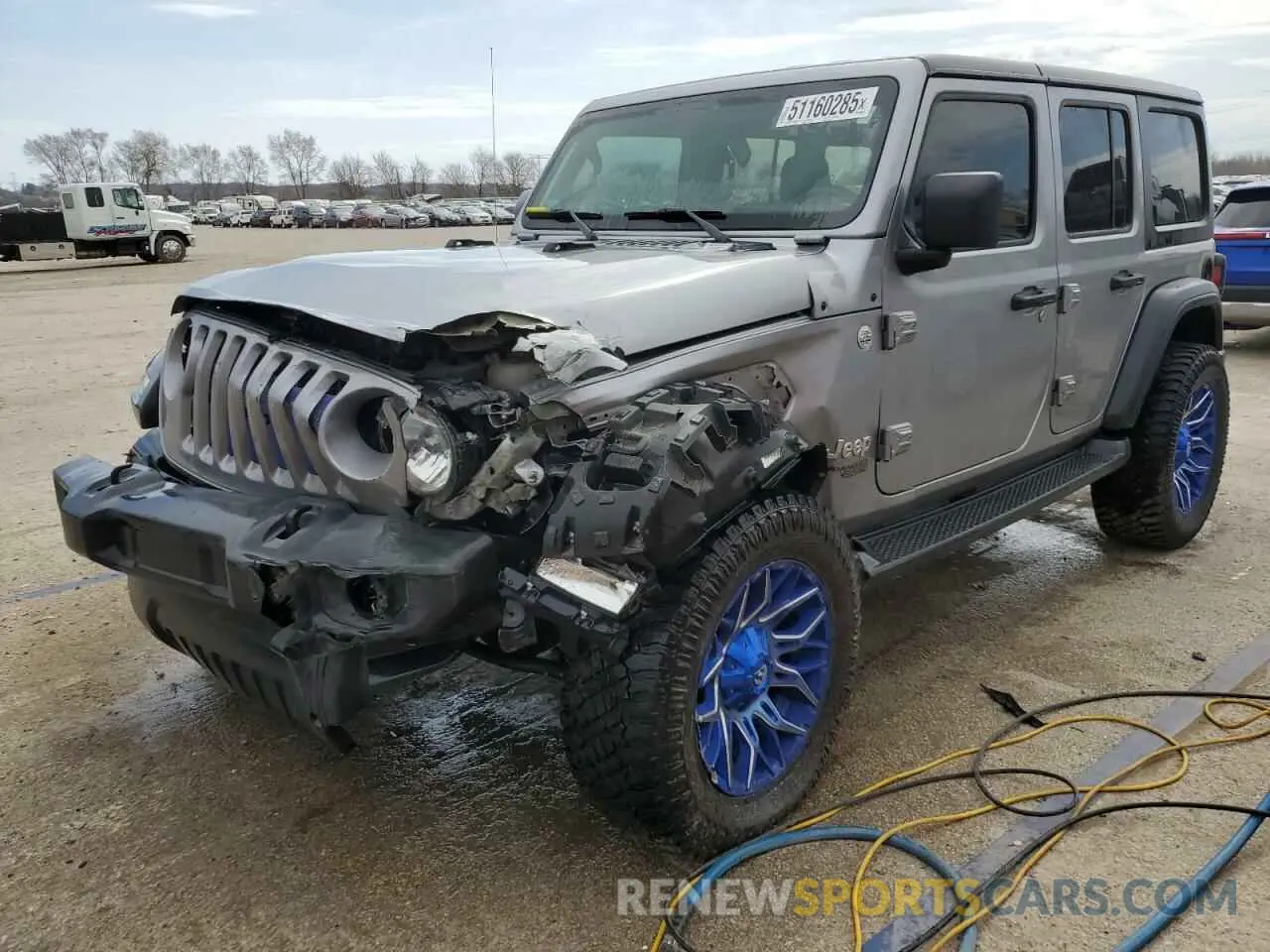 1 Photograph of a damaged car 1C4HJXDN9LW220365 JEEP WRANGLER 2020