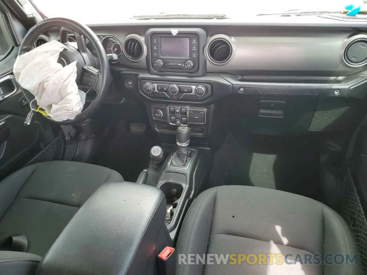 8 Photograph of a damaged car 1C4HJXDN9LW220365 JEEP WRANGLER 2020
