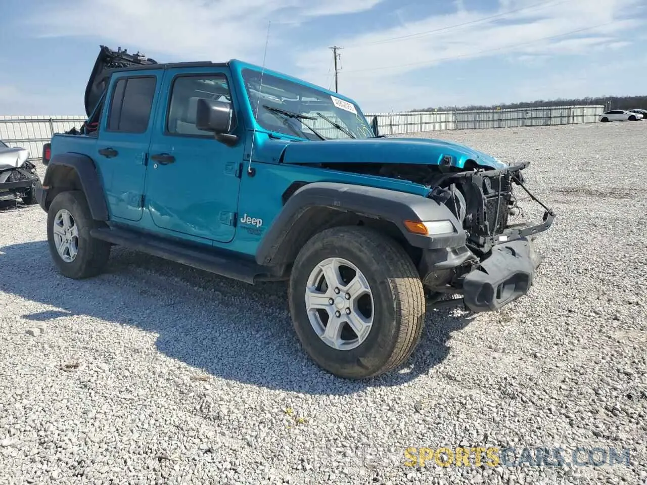 4 Photograph of a damaged car 1C4HJXDN9LW232595 JEEP WRANGLER 2020