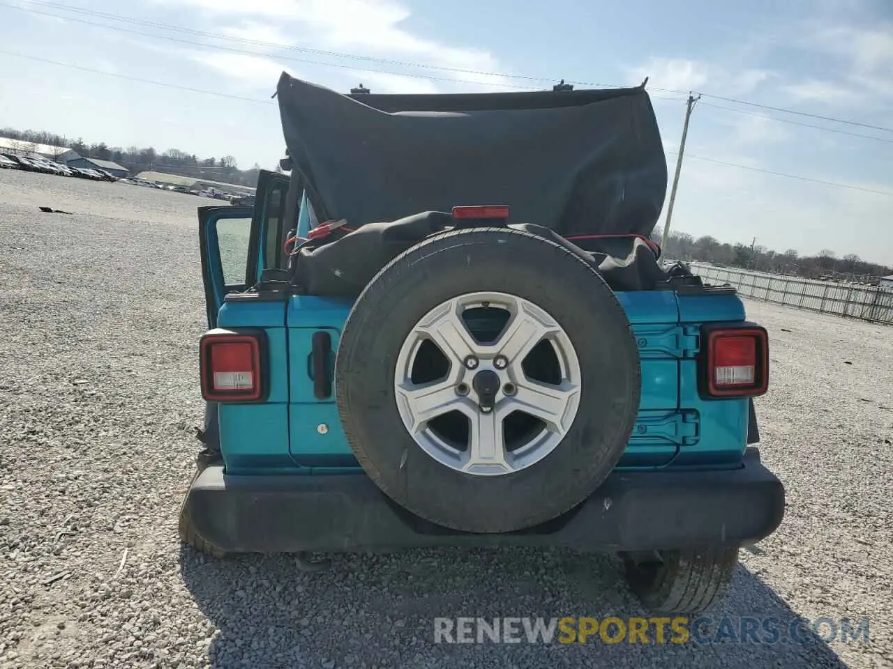 6 Photograph of a damaged car 1C4HJXDN9LW232595 JEEP WRANGLER 2020