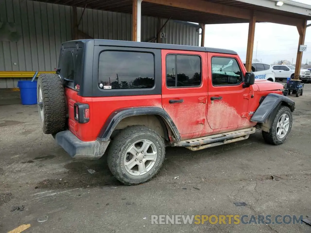 3 Photograph of a damaged car 1C4HJXDNXLW160354 JEEP WRANGLER 2020