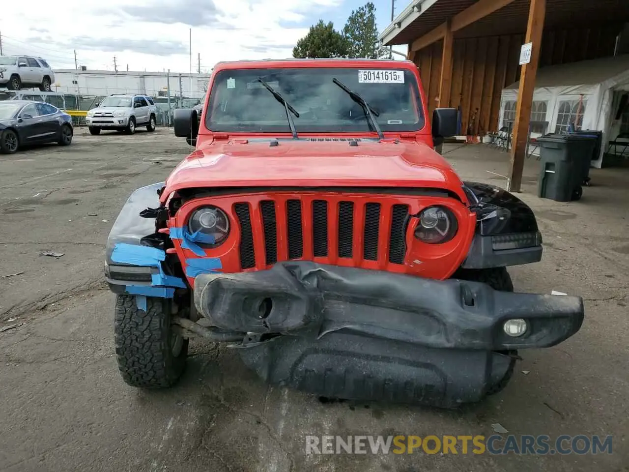 5 Photograph of a damaged car 1C4HJXDNXLW160354 JEEP WRANGLER 2020