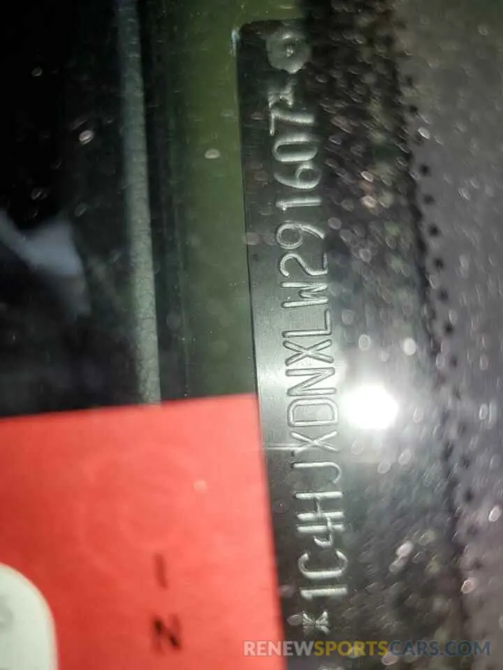 13 Photograph of a damaged car 1C4HJXDNXLW291607 JEEP WRANGLER 2020