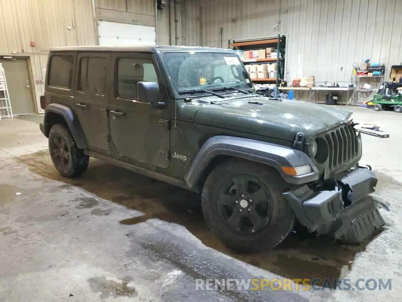 4 Photograph of a damaged car 1C4HJXDNXLW291607 JEEP WRANGLER 2020