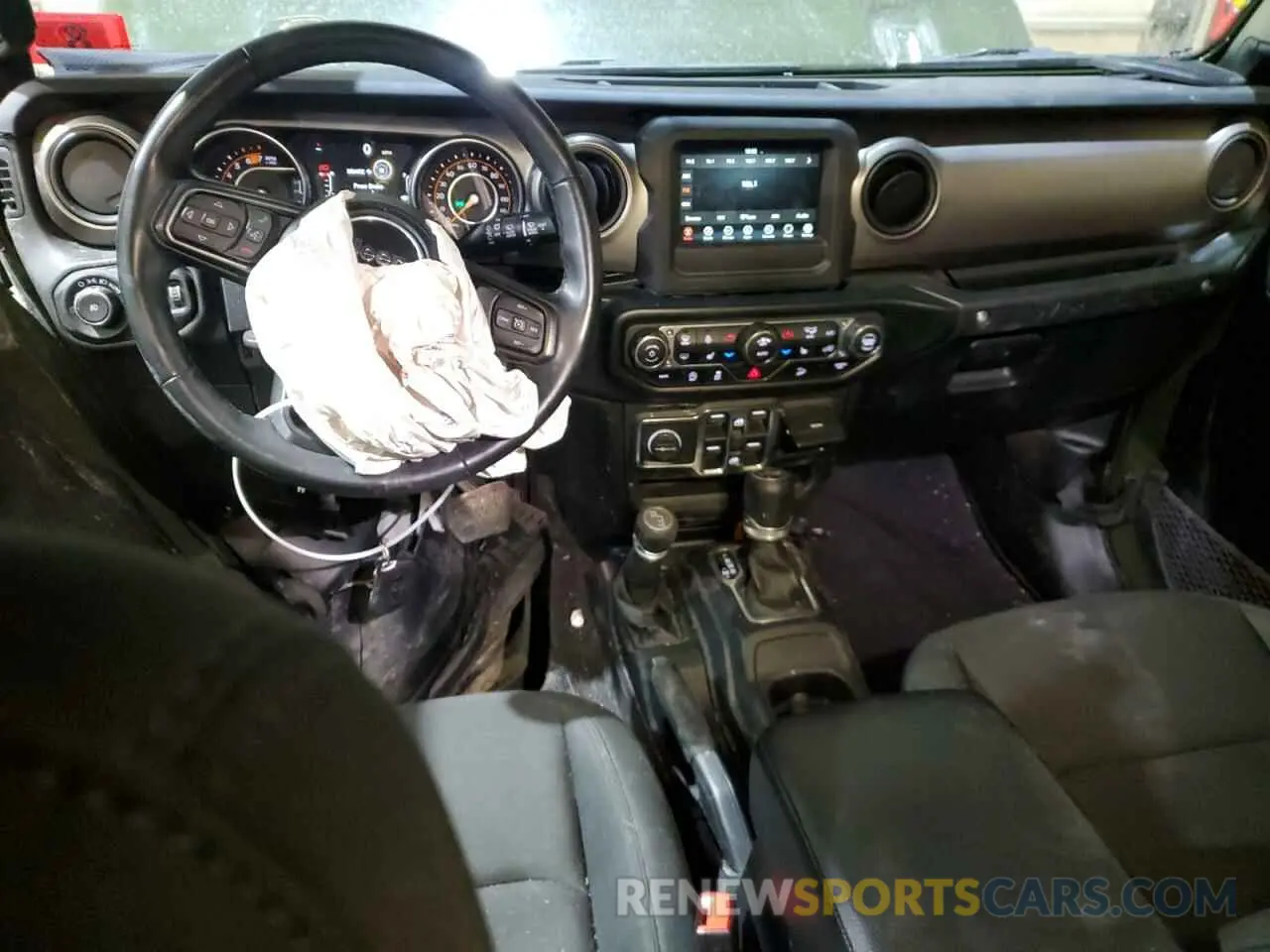 8 Photograph of a damaged car 1C4HJXDNXLW291607 JEEP WRANGLER 2020